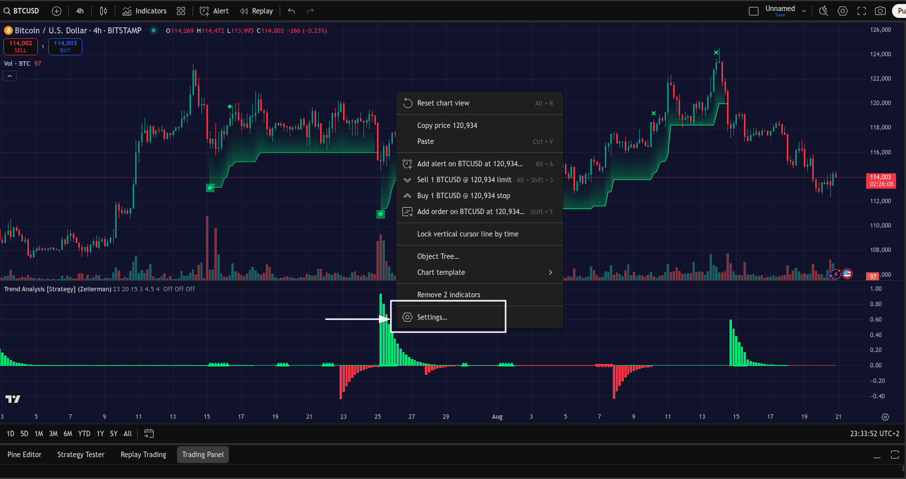How to Hide/Disable Indicator Labels, Values, Inputs in TradingView?
