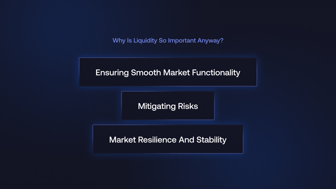 why is liquidity so important in a trading market