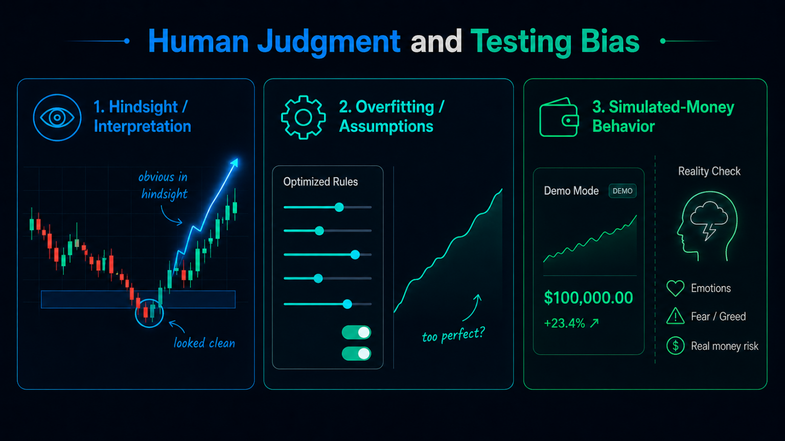 Human Judgement vs Testing Bias
